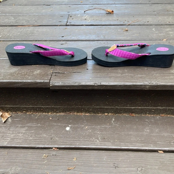 NWOT Floopi Women's Yoga Mat Thong Flip Flop Wedge Sandals - Anna size 10 - Picture 8 of 8